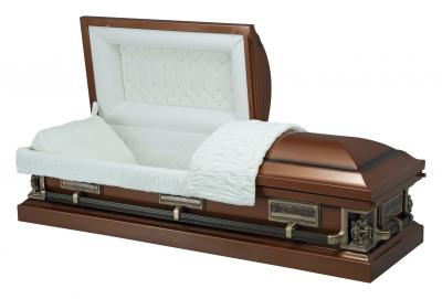 Metal Passion Of Christ Casket
