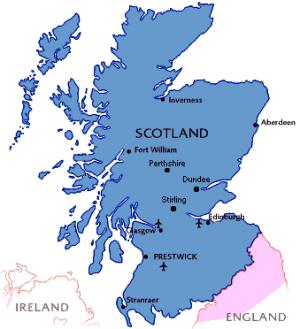 scotland only map